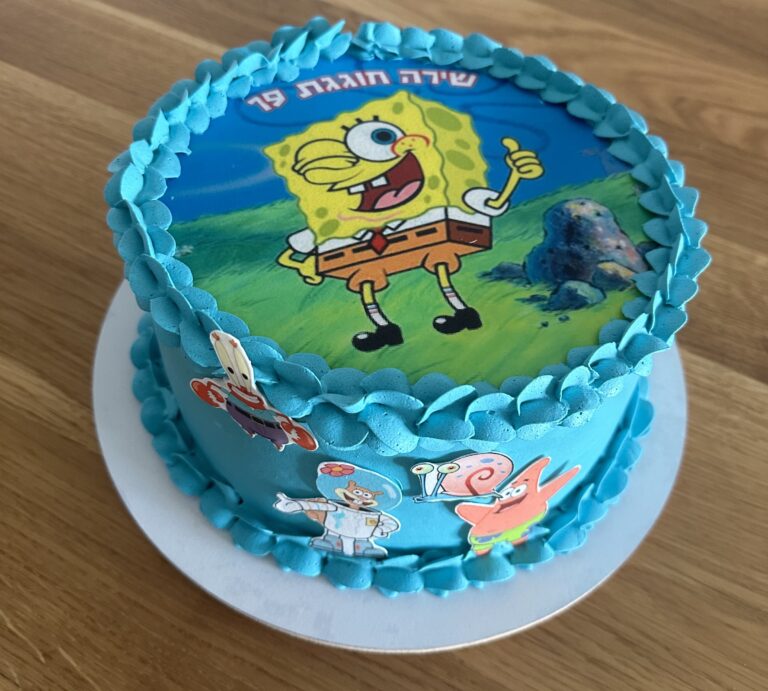 עוגה מעוצבת בהזמנה אישית מאת ספיר אסייג